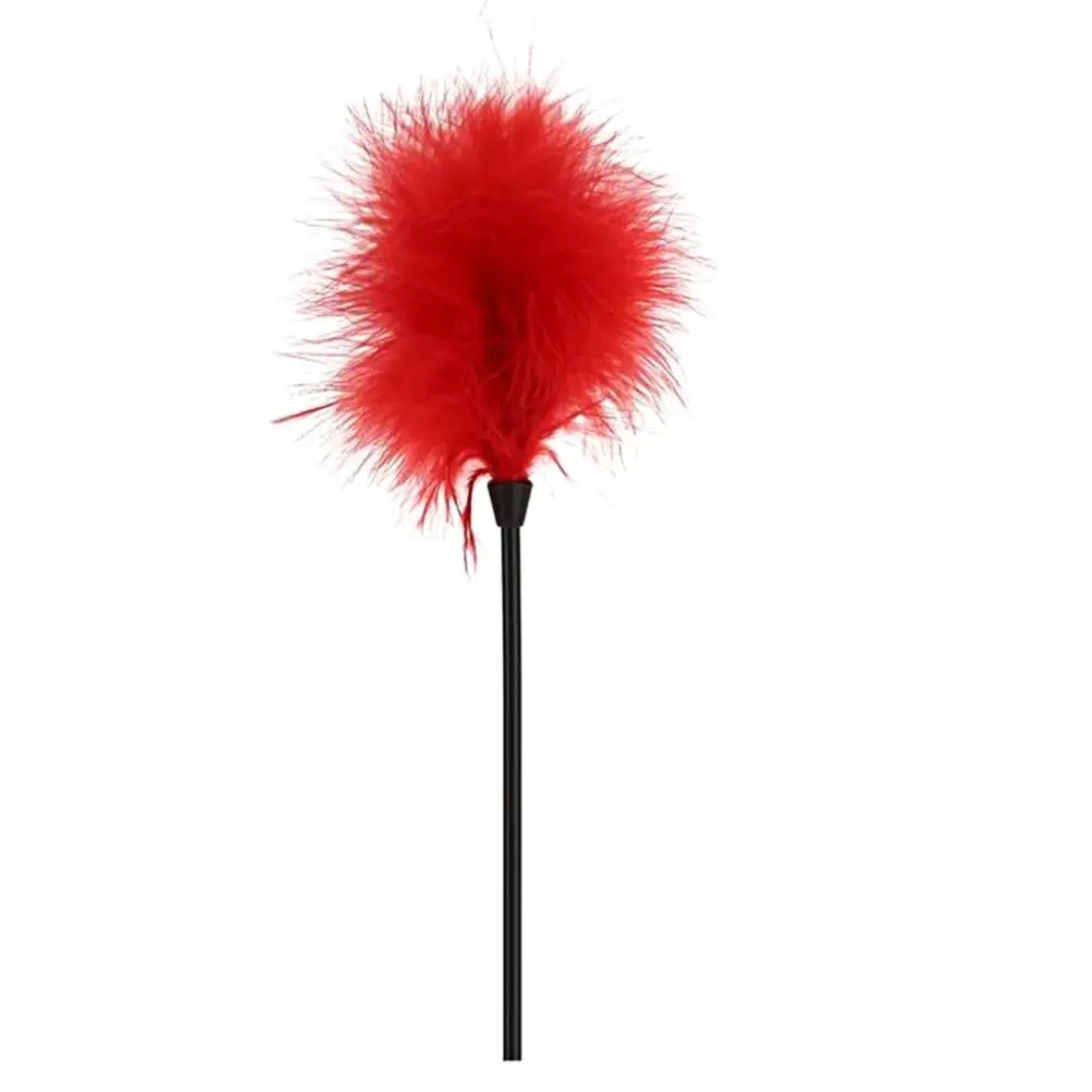 Tickler Feather Fast Adaptation Cosplay Tickler Comfortable Sex Tickler Skin-friendly Feather Teaser Whip Bondage Feather