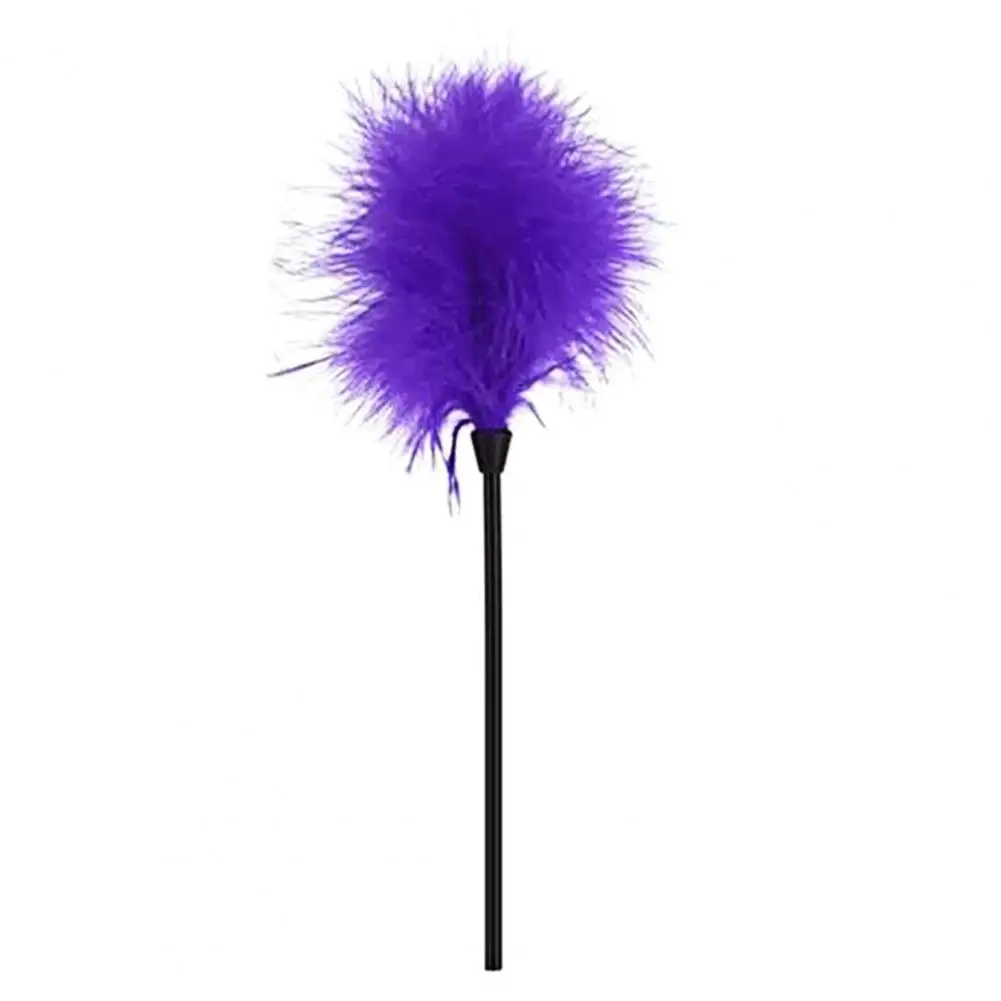 Tickler Feather Fast Adaptation Cosplay Tickler Comfortable Sex Tickler Skin-friendly Feather Teaser Whip Bondage Feather