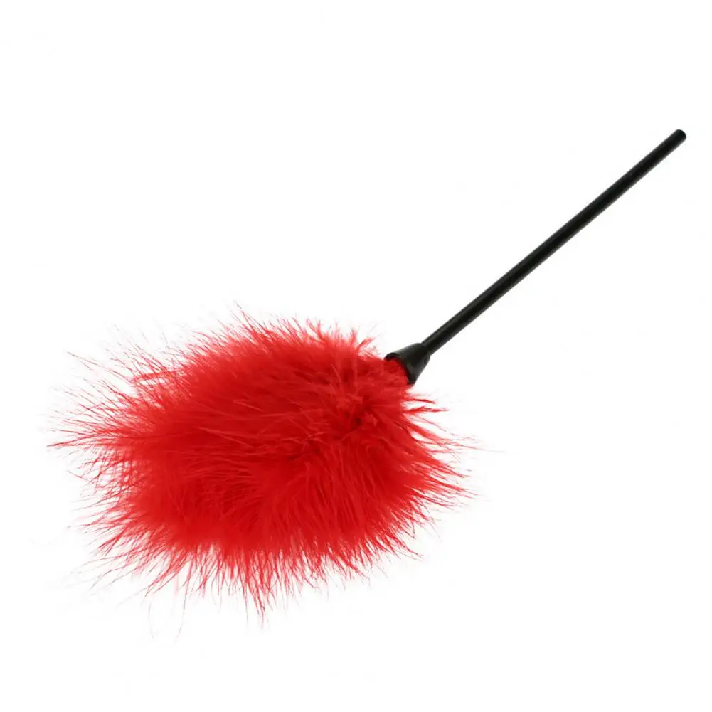 Tickler Feather Fast Adaptation Cosplay Tickler Comfortable Sex Tickler Skin-friendly Feather Teaser Whip Bondage Feather