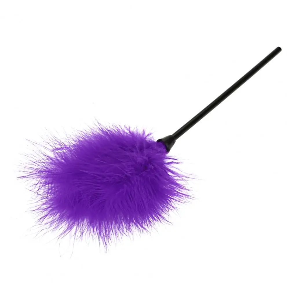 Tickler Feather Fast Adaptation Cosplay Tickler Comfortable Sex Tickler Skin-friendly Feather Teaser Whip Bondage Feather