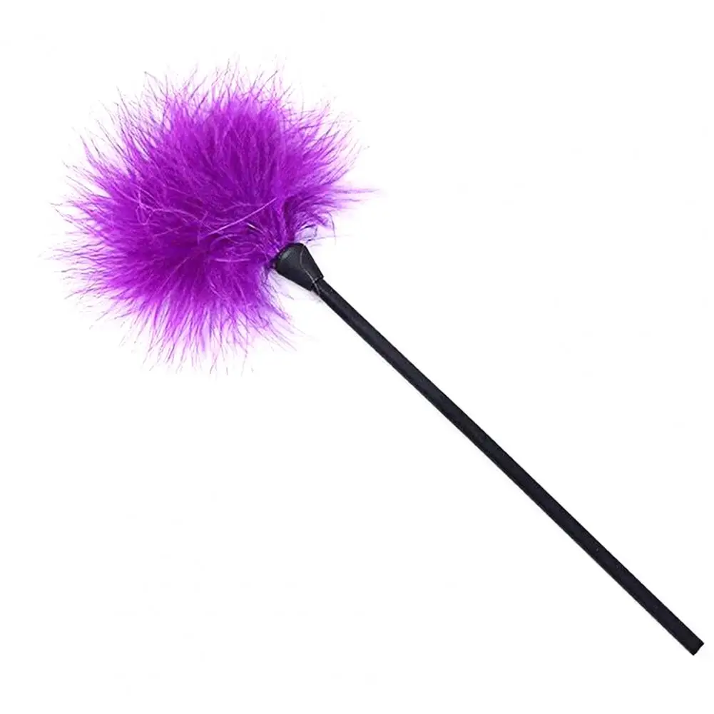 Tickler Feather Fast Adaptation Cosplay Tickler Comfortable Sex Tickler Skin-friendly Feather Teaser Whip Bondage Feather