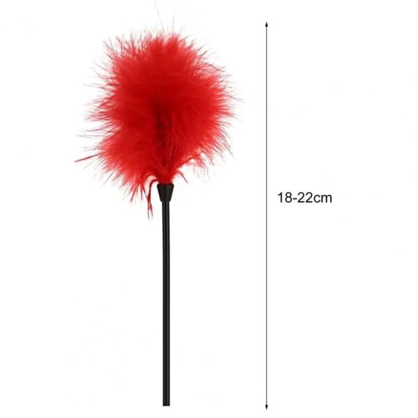 Tickler Feather Fast Adaptation Cosplay Tickler Comfortable Sex Tickler Skin-friendly Feather Teaser Whip Bondage Feather