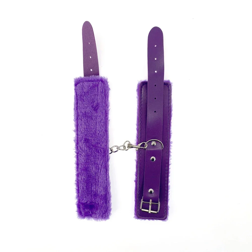 2pcs PU Leather Sex Handcuffs with Eye Mask Sex Toys for Couples Adult Games Slave Bondage Restraints Erotic Accessories