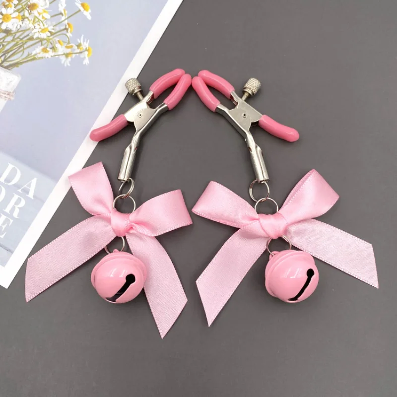 Sexy flirt Nipple Clamps Labia Breast Nipple Clamps With Chain Clips Slave Bdsm Fetish Erotic Toys Sex Tool For women Adult Game