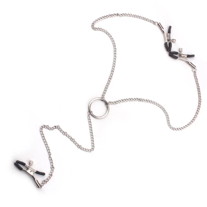 Sexy flirt Nipple Clamps Labia Breast Nipple Clamps With Chain Clips Slave Bdsm Fetish Erotic Toys Sex Tool For women Adult Game