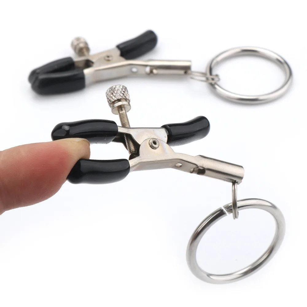 Sexy flirt Nipple Clamps Labia Breast Nipple Clamps With Chain Clips Slave Bdsm Fetish Erotic Toys Sex Tool For women Adult Game