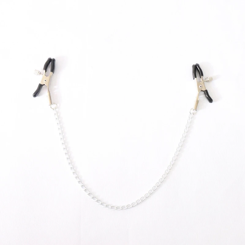 Sexy flirt Nipple Clamps Labia Breast Nipple Clamps With Chain Clips Slave Bdsm Fetish Erotic Toys Sex Tool For women Adult Game