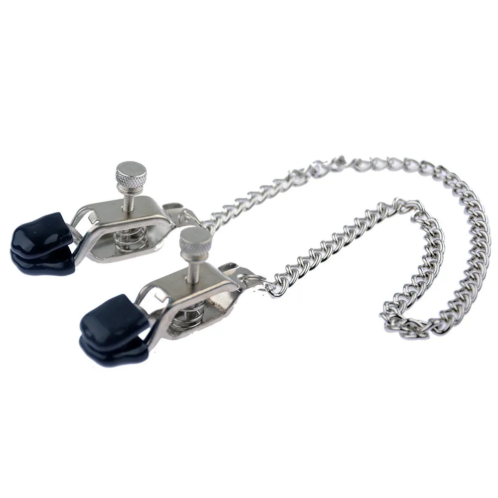 Sexy flirt Nipple Clamps Labia Breast Nipple Clamps With Chain Clips Slave Bdsm Fetish Erotic Toys Sex Tool For women Adult Game