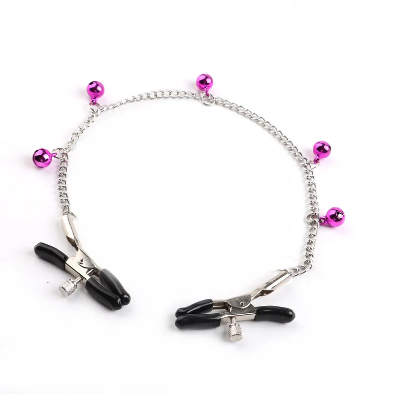 Sexy flirt Nipple Clamps Labia Breast Nipple Clamps With Chain Clips Slave Bdsm Fetish Erotic Toys Sex Tool For women Adult Game