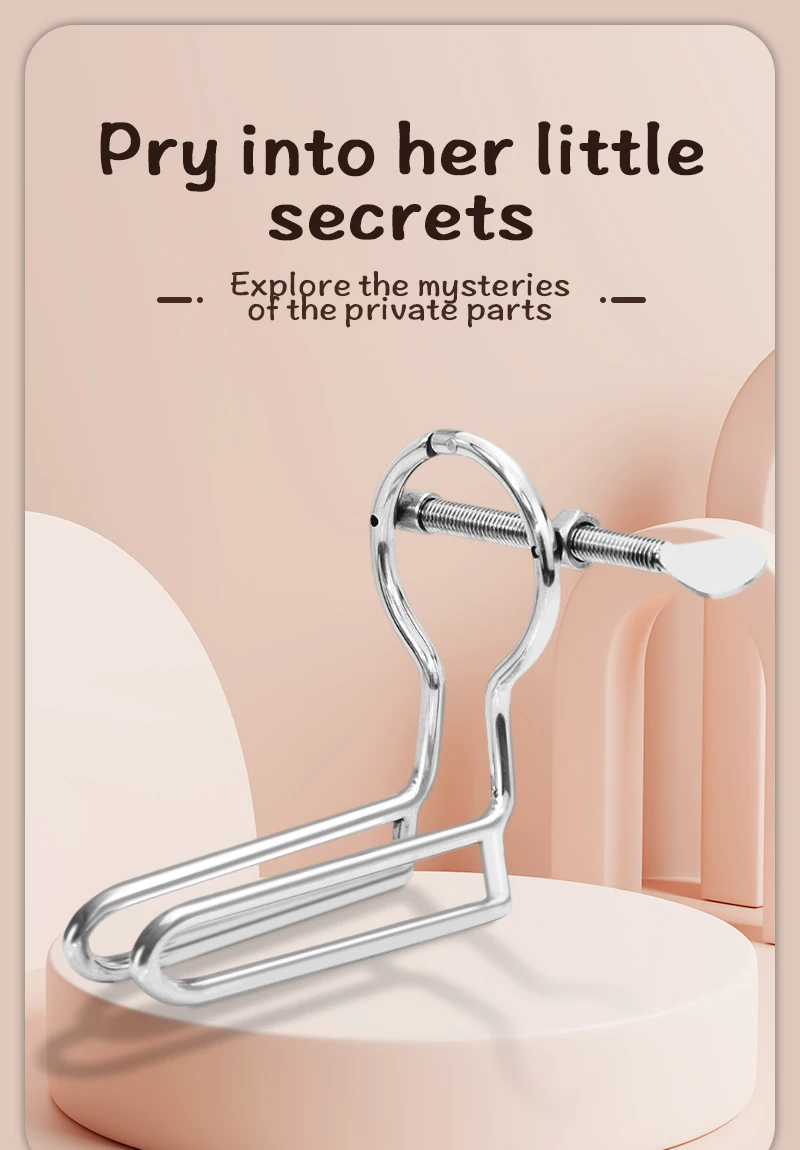 Speculum Vaginal Expander Metal Labia Clip Clitoris Clamp Adult GamesSex Toys Bdsm Anal Traning For Women Vagina Extender