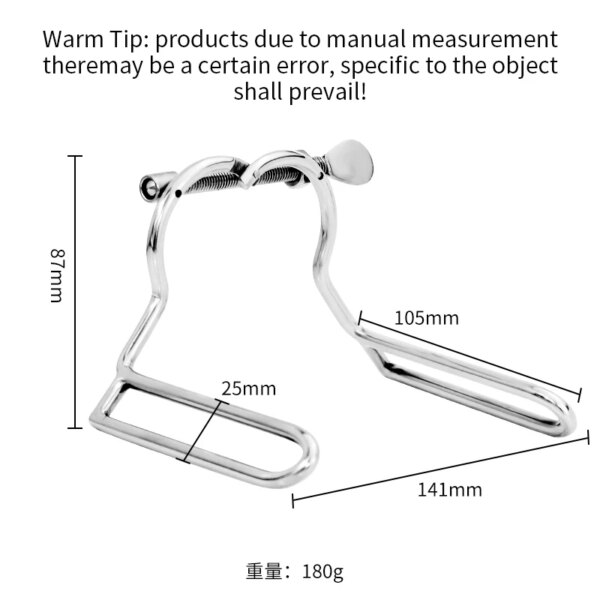 Speculum Vaginal Expander Metal Labia Clip Clitoris Clamp Adult GamesSex Toys Bdsm Anal Traning For Women Vagina Extender