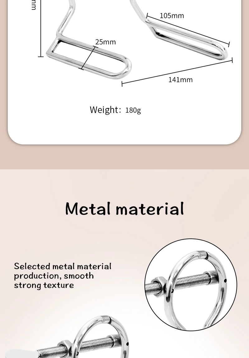 Speculum Vaginal Expander Metal Labia Clip Clitoris Clamp Adult GamesSex Toys Bdsm Anal Traning For Women Vagina Extender