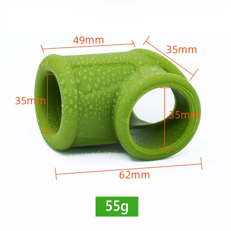 Masturbation Tool Ball Stretcher Scrotum Chastity Cage Penis Toy Ejaculation Delay Time Black Stretchable BDSM Sex Toys for Man
