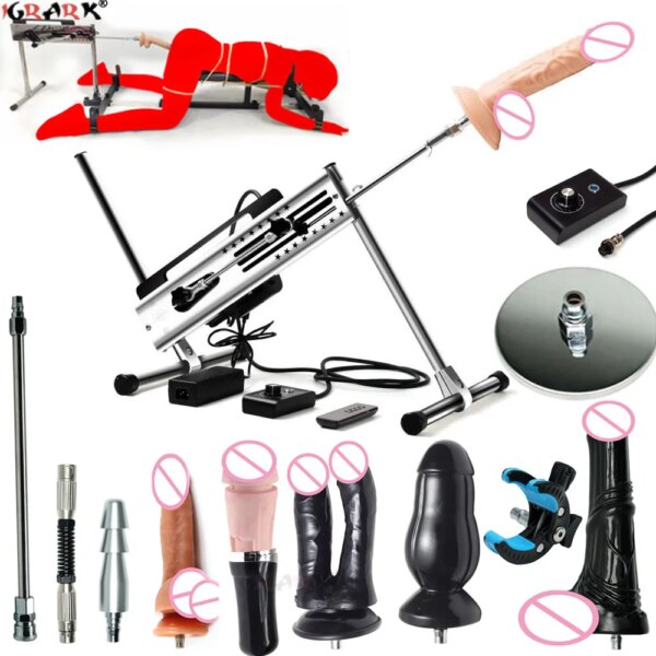 Stroke 3-15cm  Automatic Masturbation Dildo Sex Machine Erotic Toys for Adults Couples Women Men Sextoys BDSM Furniture Shop