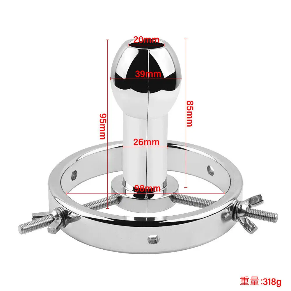 Metal Anal Dilator Adjustable Vaginal Medical Mirror Couples Fist Sex Toys Enema Wash Speculum Device BDSM Expander Ass Tools 18