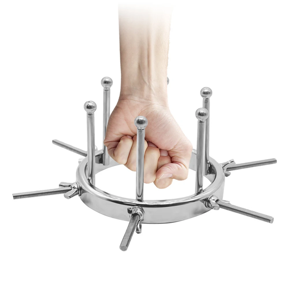 Metal Anal Dilator Adjustable Vaginal Medical Mirror Couples Fist Sex Toys Enema Wash Speculum Device BDSM Expander Ass Tools 18