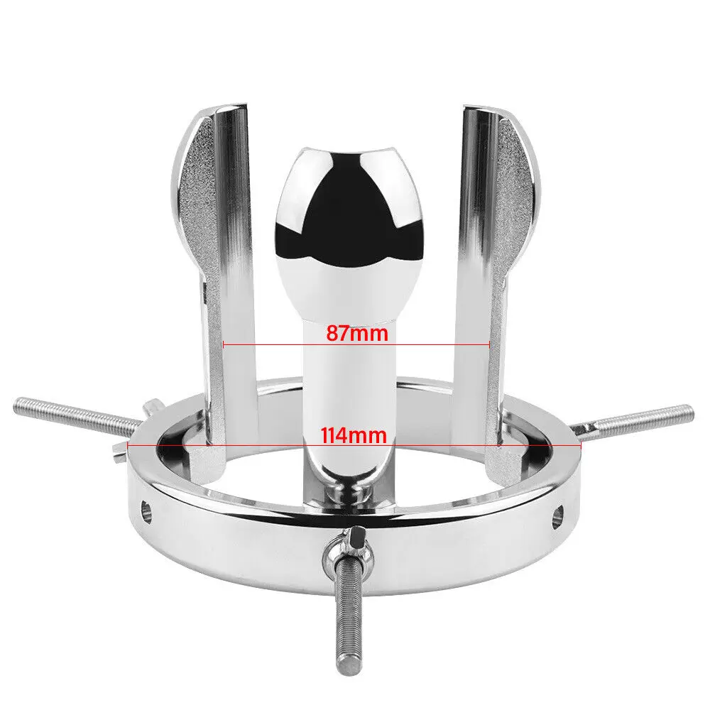 Metal Anal Dilator Adjustable Vaginal Medical Mirror Couples Fist Sex Toys Enema Wash Speculum Device BDSM Expander Ass Tools 18