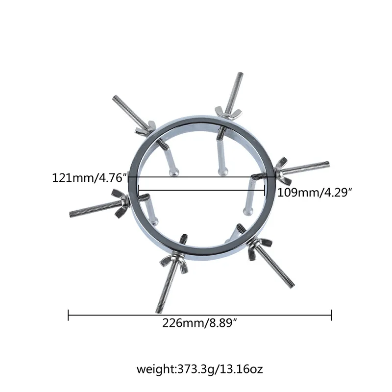 Metal Anal Dilator Adjustable Vaginal Medical Mirror Couples Fist Sex Toys Enema Wash Speculum Device BDSM Expander Ass Tools 18