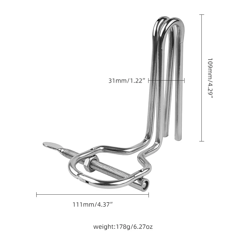 Metal Anal Dilator Adjustable Vaginal Medical Mirror Couples Fist Sex Toys Enema Wash Speculum Device BDSM Expander Ass Tools 18