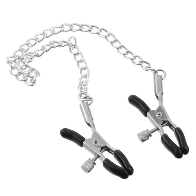 Leather Choker Collar with Nipples Breast Clamp Clip Chain Slave BDSM Sex Toys for Woman Couple Sex Tools Couples Adult Games