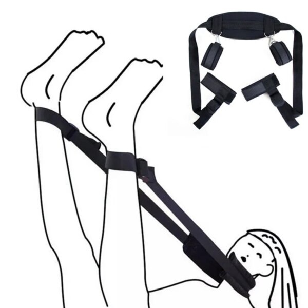 Adult No Vibrator BDSM Bondage Slave Erotic Sex Toys For Woman Couples Leg Open Restraints Neck Handcuffs Ankle Cuff Straps Shop