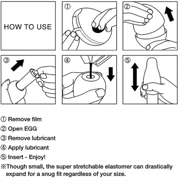 Mini Male Masturbation Eggs Penis Massager Blowjob Ghost Stimulating Stretchable Sex Portable Masturbator Toys for Men