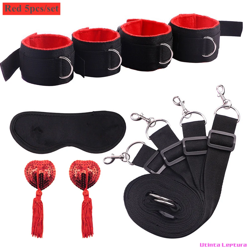 Sex Tools for BDSM Bondage Restraint Adult S&M Fetish Games Set Vibrator Handcuffs Ankle Bed Toys Kits for Couples Sex Tools for BDSM Bondage Restraint Adult S&M Fetish Games Set Vibrator Handcuffs Ankle Bed Toys Kits for Couples