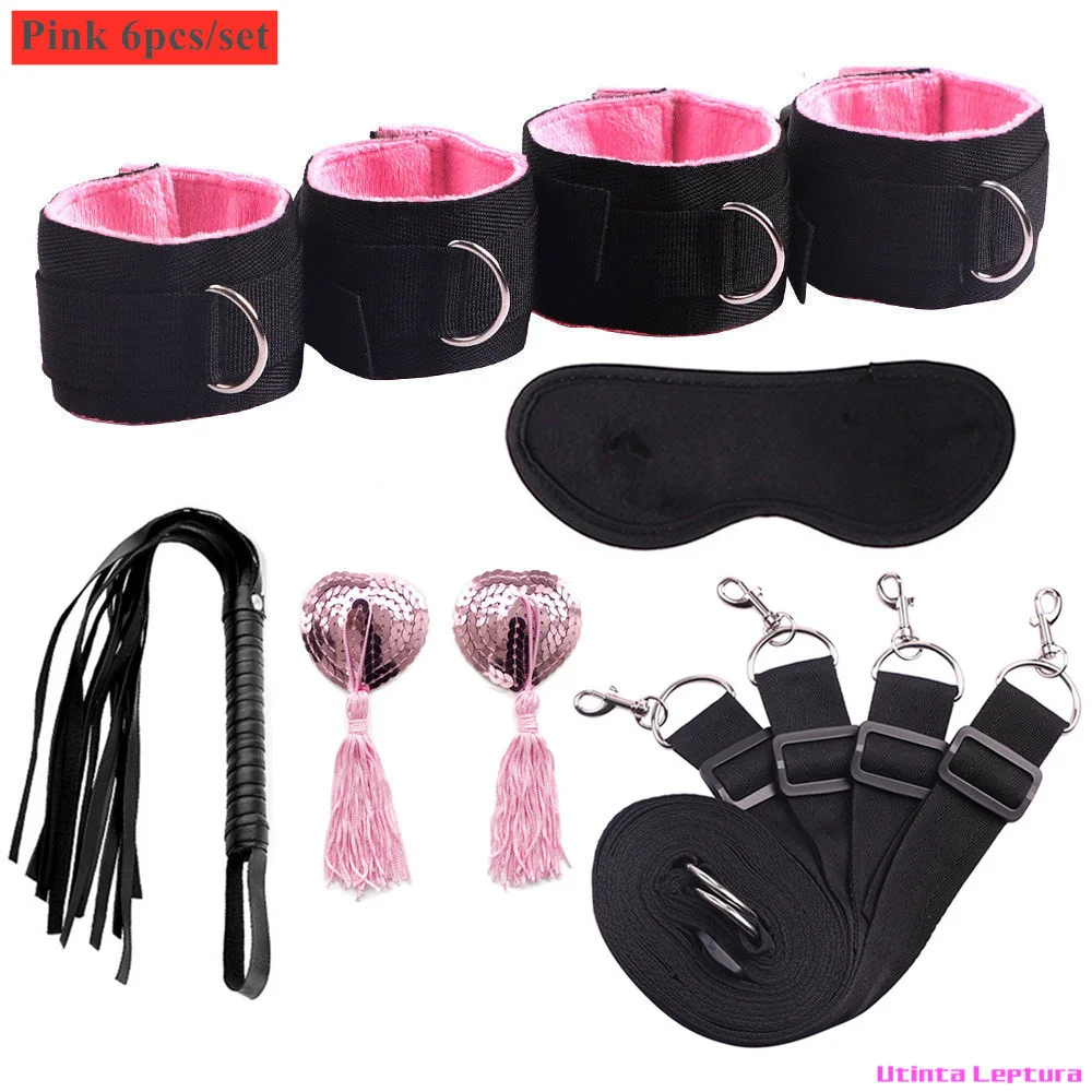 Sex Tools for BDSM Bondage Restraint Adult S&M Fetish Games Set Vibrator Handcuffs Ankle Bed Toys Kits for Couples Sex Tools for BDSM Bondage Restraint Adult S&M Fetish Games Set Vibrator Handcuffs Ankle Bed Toys Kits for Couples