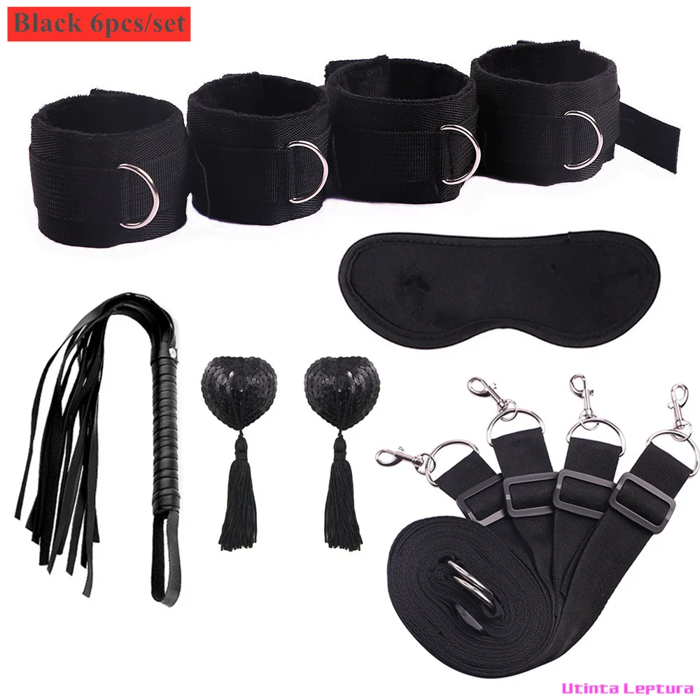 Sex Tools for BDSM Bondage Restraint Adult S&M Fetish Games Set Vibrator Handcuffs Ankle Bed Toys Kits for Couples Sex Tools for BDSM Bondage Restraint Adult S&M Fetish Games Set Vibrator Handcuffs Ankle Bed Toys Kits for Couples