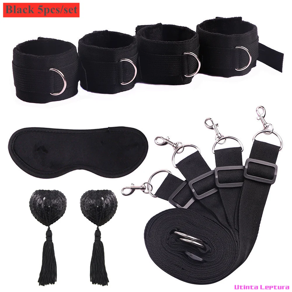 Sex Tools for BDSM Bondage Restraint Adult S&M Fetish Games Set Vibrator Handcuffs Ankle Bed Toys Kits for Couples Sex Tools for BDSM Bondage Restraint Adult S&M Fetish Games Set Vibrator Handcuffs Ankle Bed Toys Kits for Couples