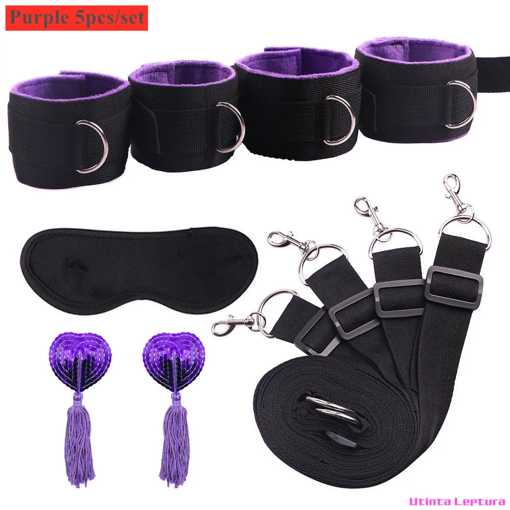 Sex Tools for BDSM Bondage Restraint Adult S&M Fetish Games Set Vibrator Handcuffs Ankle Bed Toys Kits for Couples Sex Tools for BDSM Bondage Restraint Adult S&M Fetish Games Set Vibrator Handcuffs Ankle Bed Toys Kits for Couples