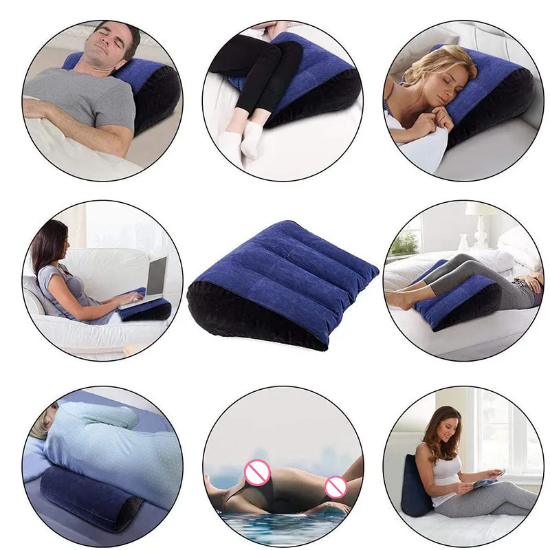 Sexual Sex Pillow For Sex Toys Couples Cushion Erotic Wedge BDSM Position Inflatable Body Adult Games Pad Masturbation Women Men