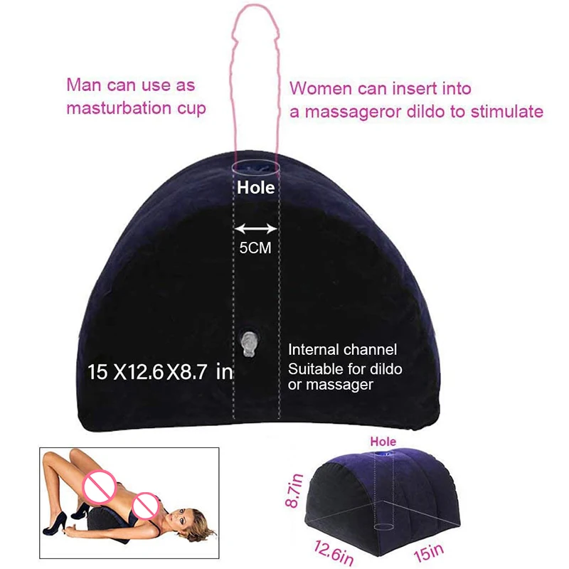 Sexual Sex Pillow For Sex Toys Couples Cushion Erotic Wedge BDSM Position Inflatable Body Adult Games Pad Masturbation Women Men