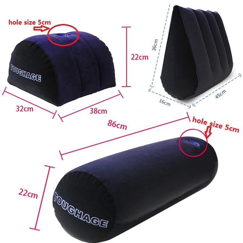 Sexual Sex Pillow For Sex Toys Couples Cushion Erotic Wedge BDSM Position Inflatable Body Adult Games Pad Masturbation Women Men