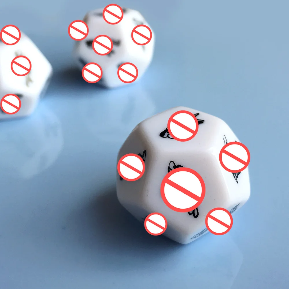 Adult Sexy Toys 12 Sides Sex Dice Sexual Games Dice Couple Erotic Toy Cube Accessoires Sexuels Sexy Toys for Women Sex Shop