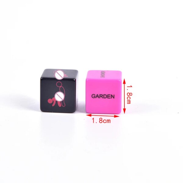 2 Pcs Sex Dice Position Fun Adult Sexy Posture Couple Lovers Humour Game Toy Adult Erotic Love Sex Dice Novelty Party Gift