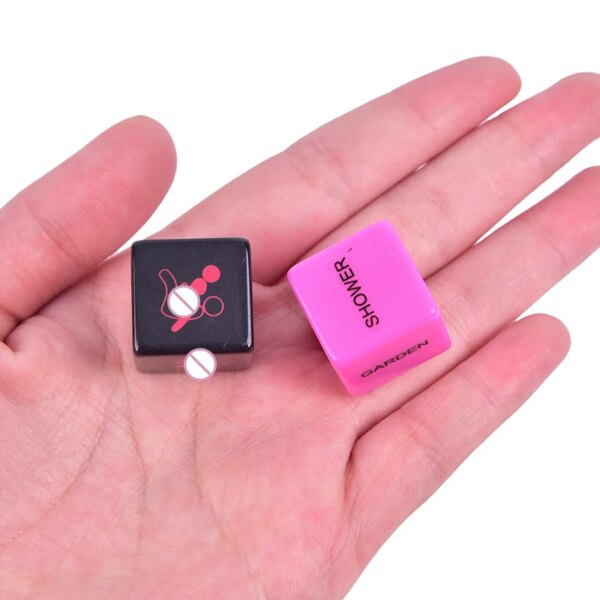 2 Pcs Sex Dice Position Fun Adult Sexy Posture Couple Lovers Humour Game Toy Adult Erotic Love Sex Dice Novelty Party Gift