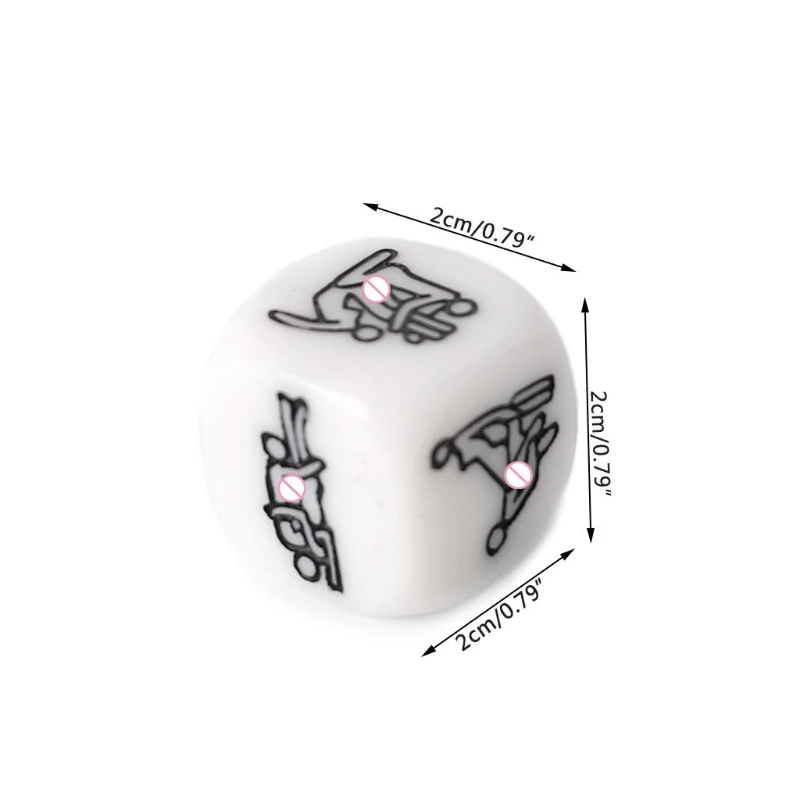 20mm Adult Sex Dice Erotic Poses Couple Funny Sexy Love Toy Night Bar Humor Game