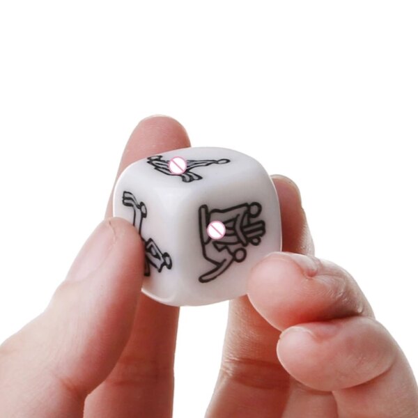 20mm Adult Sex Dice Erotic Poses Couple Funny Sexy Love Toy Night Bar Humor Game