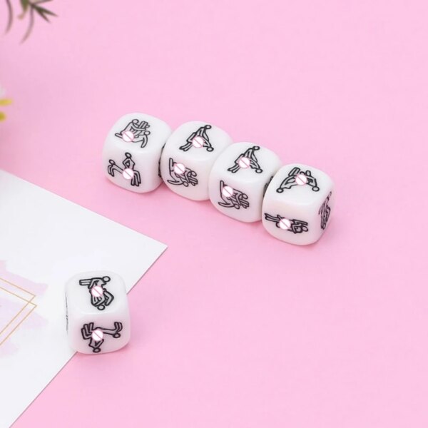 1/2/4/10Pcs 20mm Adult Sex Dice Erotic Poses Couple Funny Sexy Love Toy Night Bar Humor Game