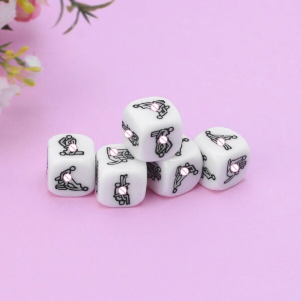 1/2/4/10Pcs 20mm Adult Sex Dice Erotic Poses Couple Funny Sexy Love Toy Night Bar Humor Game