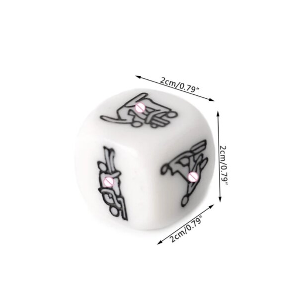 1/2/4/10Pcs 20mm Adult Sex Dice Erotic Poses Couple Funny Sexy Love Toy Night Bar Humor Game