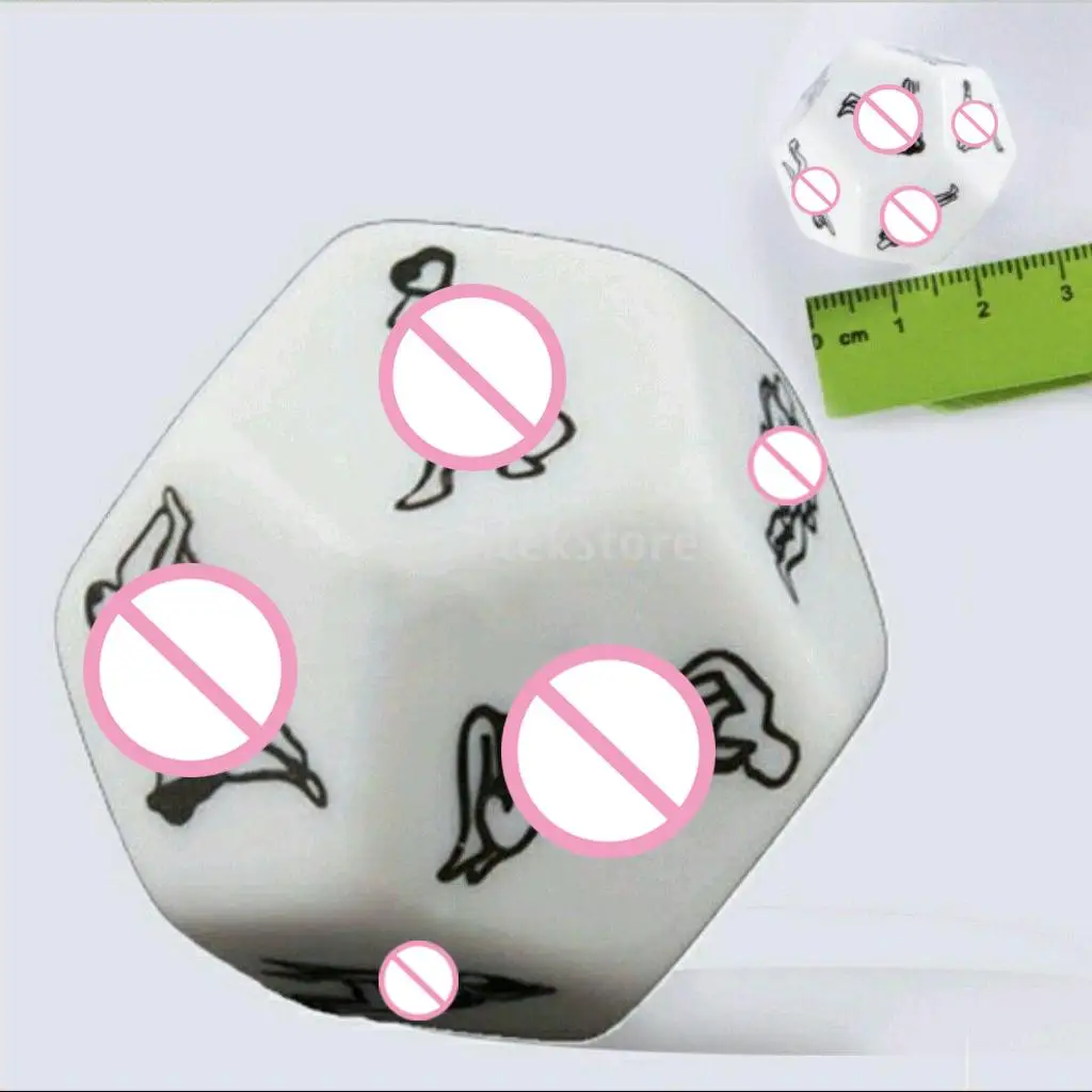 12 Sided Dice Erotic Adult Love & Sex Foreplay Game Bachelor Party Toy