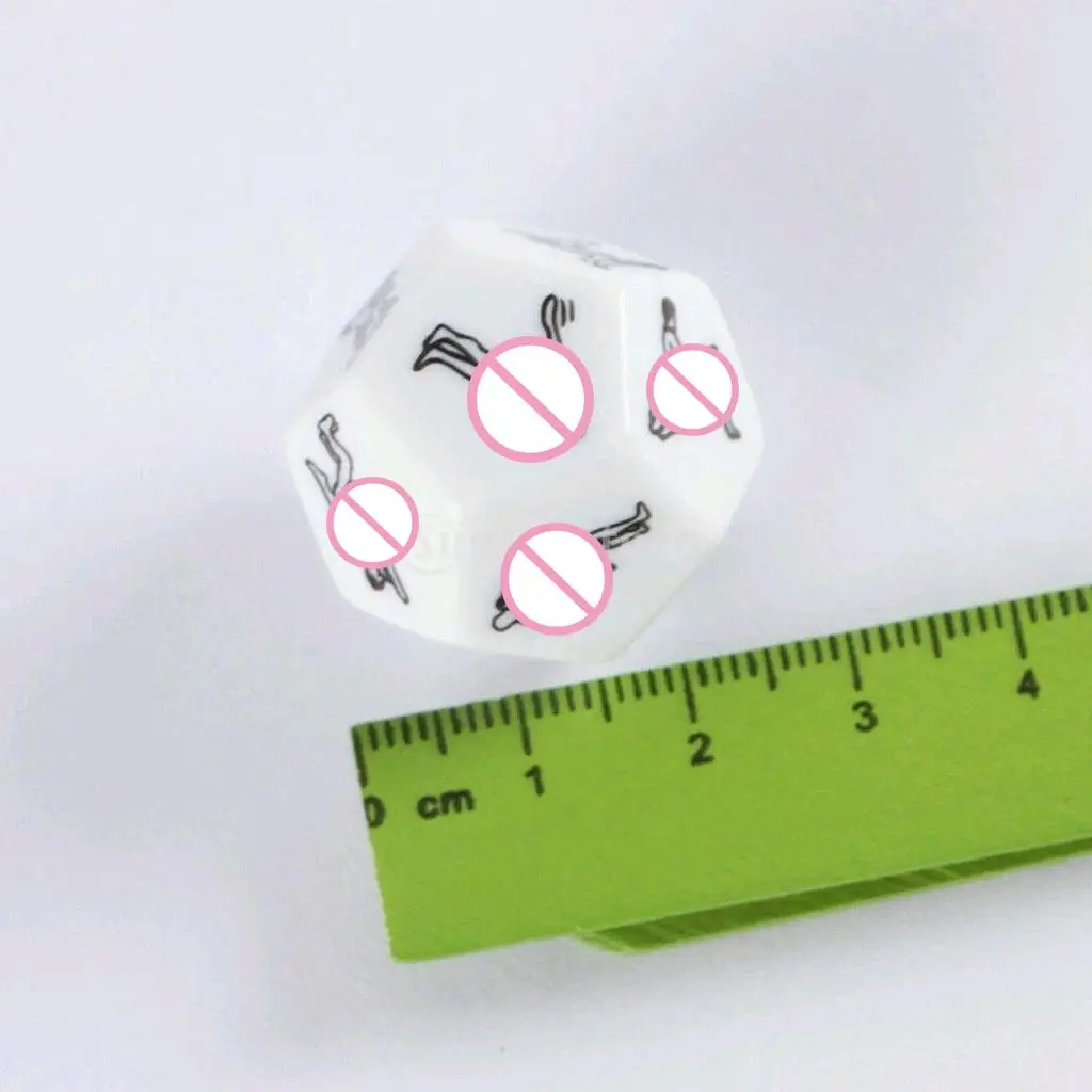 12 Sided Dice Erotic Adult Love & Sex Foreplay Game Bachelor Party Toy