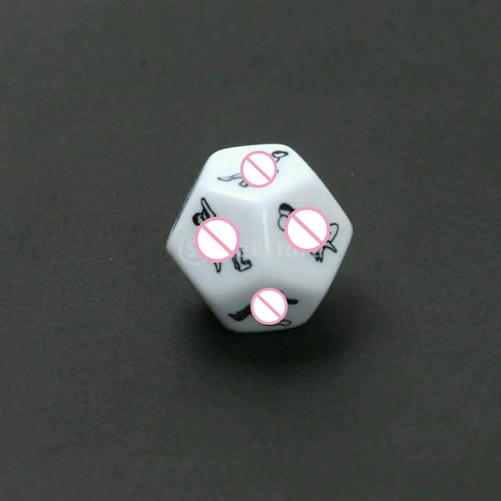 12 Sided Dice Erotic Adult Love & Sex Foreplay Game Bachelor Party Toy