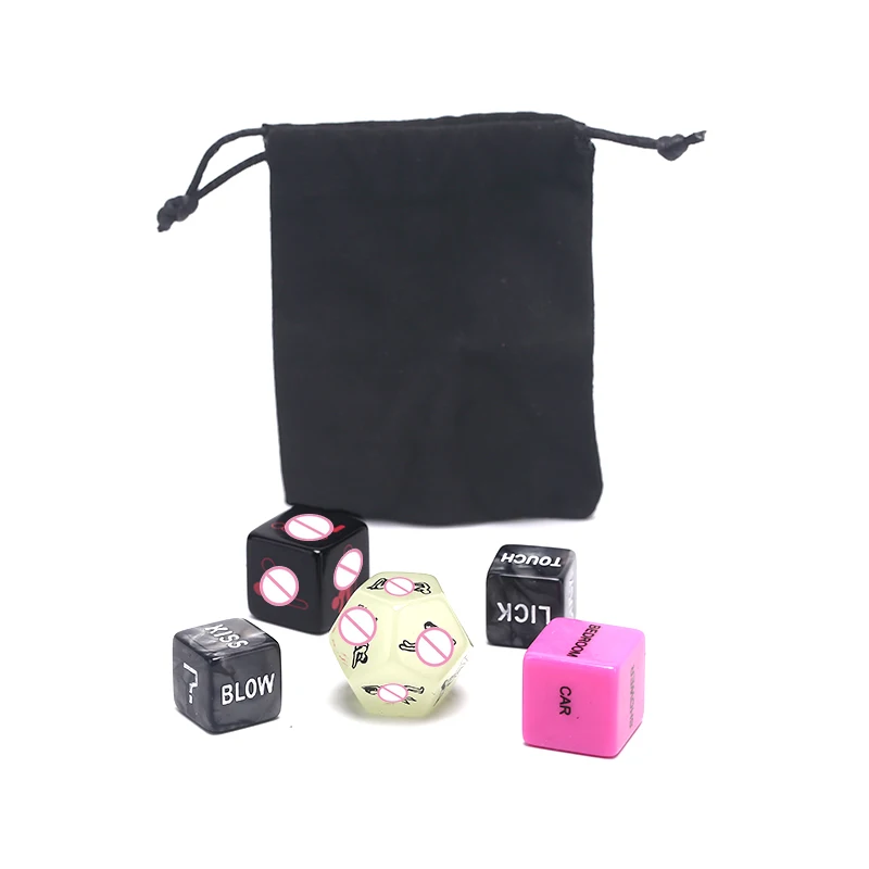 Hot 5PCS Sex DiceErotic Craps Sex Glow Dice Love Dices Toys For Adults Sex Toys Noctilucent Couples Dice Game Set Hot 5PCS Sex DiceErotic Craps Sex Glow Dice Love Dices Toys For Adults Sex Toys Noctilucent Couples Dice Game Set