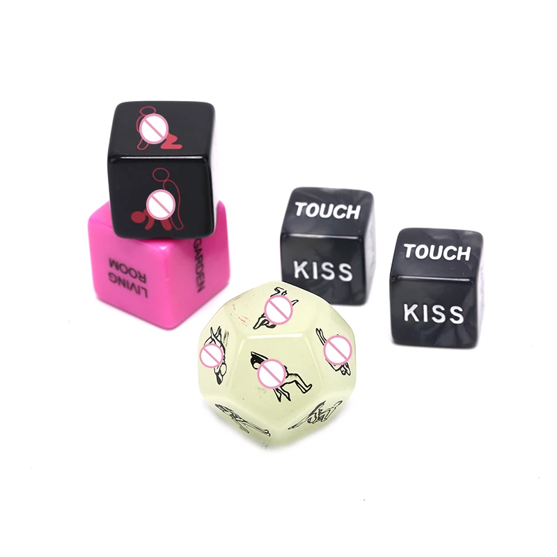 Hot 5PCS Sex DiceErotic Craps Sex Glow Dice Love Dices Toys For Adults Sex Toys Noctilucent Couples Dice Game Set Hot 5PCS Sex DiceErotic Craps Sex Glow Dice Love Dices Toys For Adults Sex Toys Noctilucent Couples Dice Game Set