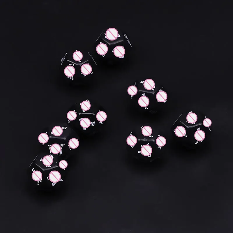 Sexy Dice Erotic Craps Sex Glow Dice Love Dices Toys for Adults Sex Toys Noctilucent Dice Set Game Polyhedral Dice Sex Cube