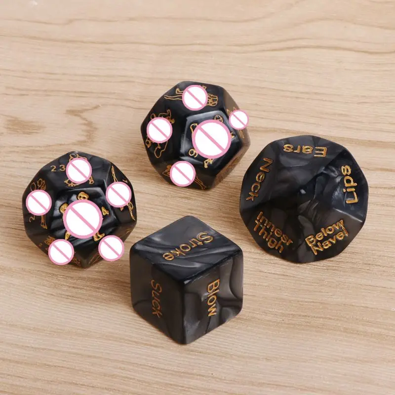 4 Pcs Fun Acrylic Dice Love Dice Sex Dice Erotic Dice Love Game Toy Couple Gift 4 Pcs Fun Acrylic Dice Love Dice Sex Dice Erotic Dice Love Game Toy Couple Gift