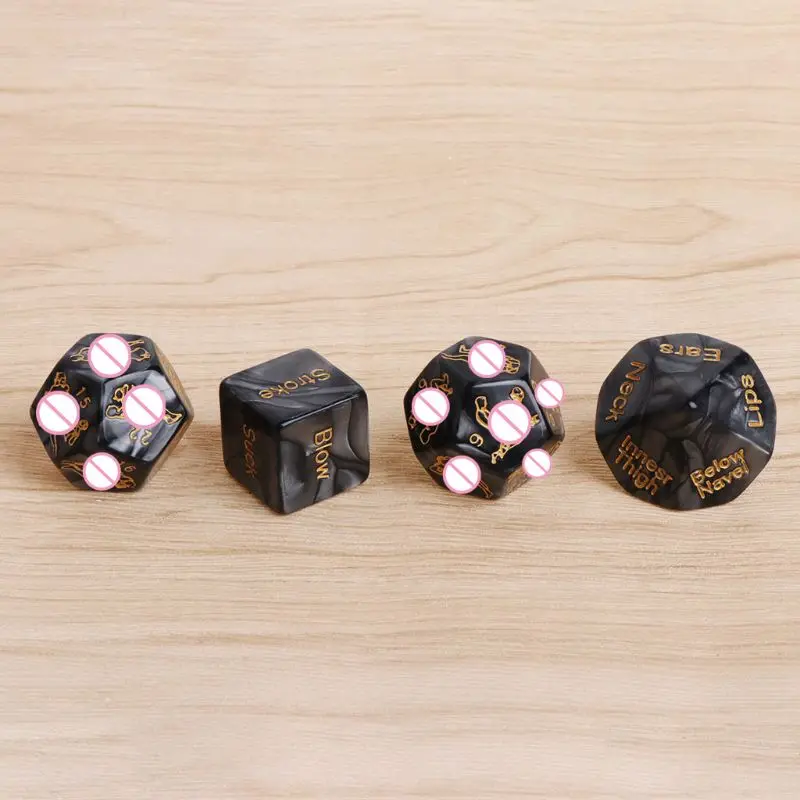 4 Pcs Fun Acrylic Dice Love Dice Sex Dice Erotic Dice Love Game Toy Couple Gift 4 Pcs Fun Acrylic Dice Love Dice Sex Dice Erotic Dice Love Game Toy Couple Gift